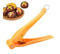 Duqulle Utensile Per Tagliare Le Castagne | Rimuovitore in Acciaio Inossidabile con Blocco | Utensile Manuale per Tagliare Frutta a Guscio | per Cucina Domestica Noci Pecan Noci e Nocciole