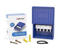 Dur-Line multi interruttore Type 4 IN/1 OUT DiSEqC-interruttore 4/1 con protezione dagli agenti atmosferici