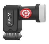 DUR-line + Ultra Premium Quad LNB 4 Utente, Lte-Filter, Fullhd, HDTV, 3D 4K