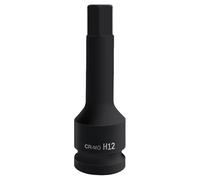 Durabilità 22 Mm Esadecimale Bit Socket 1/2 Pollice Azionamento Molibdeno Acciaio Per Ad Alta Coppia Applicazioni Per Meccanica