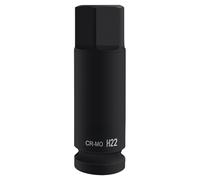 Durabilità 22 Mm Esadecimale Bit Socket 1/2 pollici in acciaio al molibdeno per applicazioni ad alta coppia per meccanica