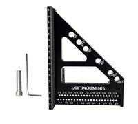 Durabilità Lavorazione Del Legno Misura Righello Quadrato MultiAngolo Righello di Misurazione Incrementali Fori Per Disegno Parallelo Strumento di Misura MultiAngles