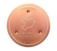Durabilità Spessa Birdbaths Cleaner Triple Copper Birdbaths Disk Migliora la purificazione naturale Taglia il tempo di pulizia Rame Bird Bath Oxidation Film