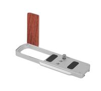 Durability - Impugnatura in legno tipo L, compatibile con fotocamere S9, con maggiore stabilità e comfort, staffa a L in silicone antiscivolo