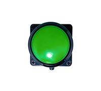 Durability - Interruttori a pulsante USB, 100 mm, colore: verde | Risposte istantanee, controllo delle apparecchiature, segnali di non ritardo per uso professionale e personale