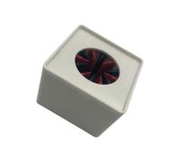 Durability Mics Flag Station Cube Mics Flag Stand con pellicola elastica per fissaggio sicuro e personalizzazione Microfono ABS Loghi Stazione bandiera