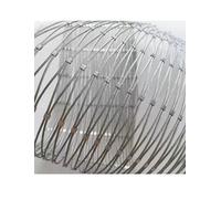 Durable 1.2x12m Flexible Stainless Steel Rope Mesh Safety Netting for Railings, Stairs & Balconies - 6cm Holes, 1.5mm Thick Deer Fencing & Fall Protection Net