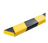 DURABLE - 1107-130 - Profilo paracolpi S10 - per superfici - giallo-nero - Durable - 99027 - Conf. da 1 Pz.