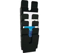 Durable 1700008061 FLEXIPLUS 6 A4 Porta depliant Nero DIN A4 Numero scomparti