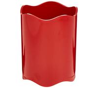Durable 1701235080 Porta Penne Trend, Ottimale per Penne, Forbici, Diametro 80 mm, Altezza 102 mm, Rosso