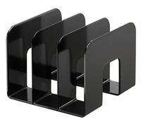 DURABLE - 1701395060 - Portariviste Trend - 3 scomparti - 21,5 x 21 cm - dorso 16,5 cm - nero - Durable - 75082 - Conf. da 1 Pz. - 1701395060