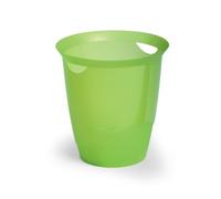 Durable - 1701710017 Cestino Gettacarte Trend, Capacità 16 Litri, Doppia Impugnatura, 330 x 315 mm, Verde Chiaro
