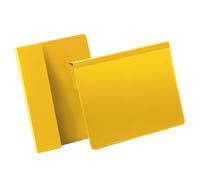 DURABLE - 1722-04 - Buste identificative - con aletta pieghevole - A5 orizzontale - giallo - Durable - conf. 50 pezzi - 90114 - Conf. da 1 Pz. - 1722-04
