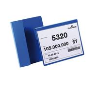 DURABLE - 1722-07 - Buste identificative - con aletta pieghevole - A5 orizzontale - blu - Durable - conf. 50 pezzi - 83503 - Conf. da 1 Pz. - 1722-07