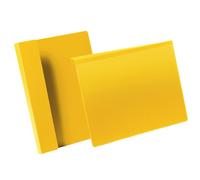 DURABLE - 1723-04 - Buste identificative - con aletta pieghevole - A4 orizzontale - giallo - Durable - conf. 50 pezzi - 90115 - Conf. da 1 Pz. - 1723-04