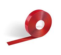 Durable 172503 - Nastro Adesivo Antiscivolo per Segnaletica Orizzontale, 50 mm x 30 m, Rosso Segnale