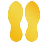 Adesivi da terra - Impronte di piedi - 9x24 cm - Durable - conf. 5 paia
