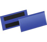 DURABLE - Tasche per identificazione con bande magnetiche blu f. To esterno mm. 113x5- inserto 100x38mm cf. 50 - 174107