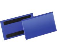 DURABLE - 50 buste identificazione magnetiche 150x67mm art. 1742 blu