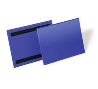 Buste identificative magnetiche - formato A5 orizzontale (210x148 mm) - Durable - conf. 50 pezzi