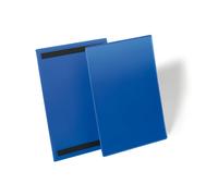 DURABLE - 1744-07 - Buste identificative magnetiche - A4 verticale - blu - Durable - conf. 50 pezzi - 80645 - Conf. da 1 Pz. - 1744-07