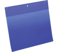 Durable 174807 - Buste con Magneti al Neodimio, per Superfici Metalliche, Formato A4 Verticale, Confezione da 10 Pezzi, Blu
