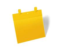 50 Buste identificazione con fascette 297x210mm (A4-ORIZ) - 1751 Giallo Durable