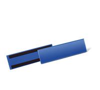 Durable 175807 Buste con Bande Magnetiche, 1/3 A4 Orizzontale, Confezione da 50 Pezzi, Blu
