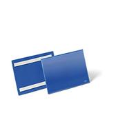 Durable 179507 - Buste con Bande Adesive, 223 x 163 x 1.7 mm (L x H x P), Confezione da 50 Pezzi, Blu
