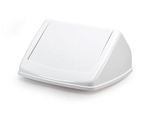 Durable 1801574011 Coperchio Durabin Flip Lid Square per 40 litri, bianco
