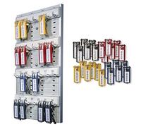 DURABLE 195610 - Key Board 24, pannello portachiavi da parete, 215x362x32 mm, ca