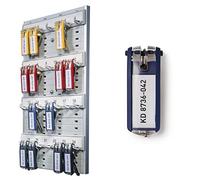 Durable 195610 Key Board 24, Pannello Portachiavi da Parete, Capacit 24 Chiavi,