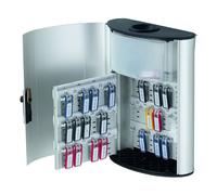 DURABLE - 1968-23 - Cassetta portachiavi da parete Key Box Plus - 30,2 x 40 x 11,8 cm - 54 posti - grigio - Durable - 58022 - Conf. da 1 Pz. - 1968-23