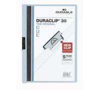 Durable 220006 Duraclip 30, Cartellina con Clip per Archiviare Documenti, Capaci