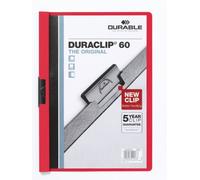 Durable 2209 Cartelle per 60 Fogli A4, Rosso