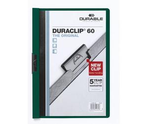 Durable 2209 Cartelle per 60 Fogli A4, Verde