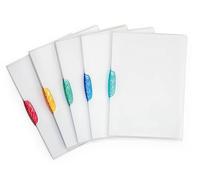 Durable A4 SwingClip File for 30 Sheets, Assorted Colours, Pack of 25