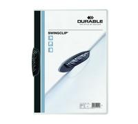Durable 226001 Swingclip, Cartellina Portadocumenti con Clip Laterale Ellittica,