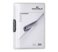 Durable 229037 Clip Folder Duraswing, Up to 30 Sheets A4, Transparent, 5-Pack Ma