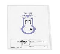 Durable 233719 Busta Standard Apertura ad L, Finitura Buccia d'Arancia, f.to A4