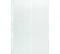 Durable Visifix Refill Set for A4 Business Card Album Capacity for 200 Cards