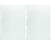 Durable 238919 Visifix Custodia trasparente per 20 carte A4 con perforazioni universali compatibile con raccoglitore ad anelli (confezione da 20)