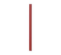 Durable 290103 - Dorsino rilegafogli, lunghezza 297 mm, capacità 60 fogli, dorso 6 mm, larghezza 13 mm, rosso, confezione da 100 pezzi