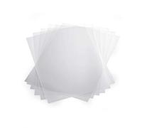 Durable 292619 - Copertina, utilizzabile con dorsini rilegafogli, f.to A4, capacità 100 fogli, trasparente, confezione da 10 pezzi