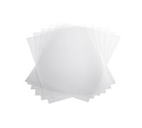 Durable 293919 Copertina, utilizzabile con dorsini rilegafogli, f.to A4, capacità 100 fogli, trasparente, confezione da 50 pezzi