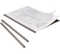 Durable 294201 - Duragrip, sistema di rilegatura per documenti non perforati, f.to A4, capacità 15 fogli, nero, confezione da 1 set