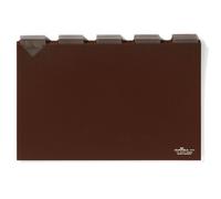 Durable 314111 Header Cards DIN A4 Landscape with Label Tabs 5 / 5 Division Brow