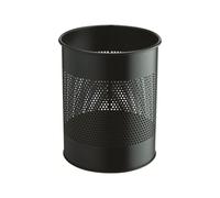 Durable 3310-01 15 L Rotondo Metallo Nero 26 cm 315 mm Cestino cilindrico in