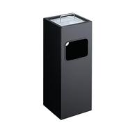 Durable 3331 333101 Posacenere a Colonna Quadrato, con Sabbia e Cestino, Acciaio