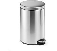 DURABLE 340123 - CESTINO CON PEDALE 12LT IN ACCIAIO INOSSIDABILE